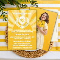 Retro Sunshine Pickleball Brautparty Foto