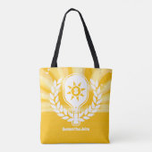 Retro Sunshine Pickleball Bridesmaid Tasche (Rückseite)