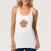 Retro "Sunshine State of Mind" Quote Tank Top (Vorderseite)