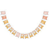 Retro Sunshine Two Groovy Blumengebirgsbanner Wimpelkette (Alle)