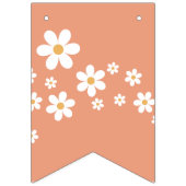 Retro Sunshine Two Groovy Blumengebirgsbanner Wimpelkette (Zweite Fahne)