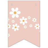 Retro Sunshine Two Groovy Blumengebirgsbanner Wimpelkette (Erste Fahne)
