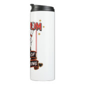 Retro Super Mom Queen of Everything Art Tee Thermosbecher (Nach rechts gedreht)