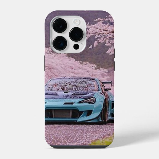 Retro-Superautos iPhone Hülle (Rückseite)