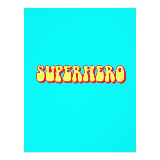 Retro-Superheld Fotodruck (Vorne)