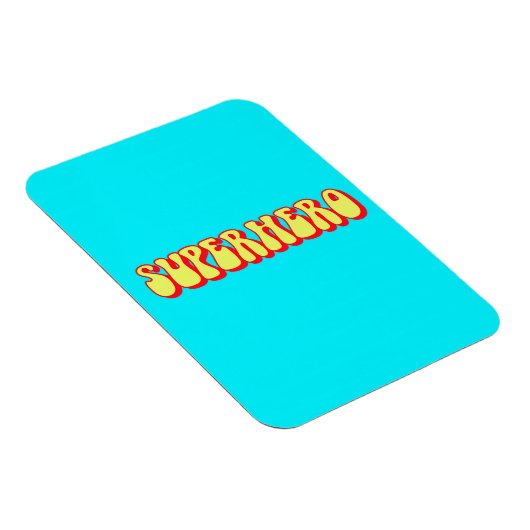 Retro-Superheld Magnet (Rechte Seite)