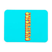 Retro Superhero Magnet (Horizontal)