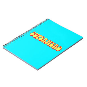 Retro Superhero Notizblock