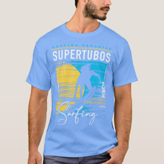 Retro Supertubos Surfen Paradies Surfen Por T-Shirt