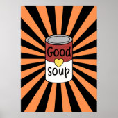 Retro-Suppe Poster (Vorne)