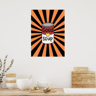 Retro-Suppe Poster