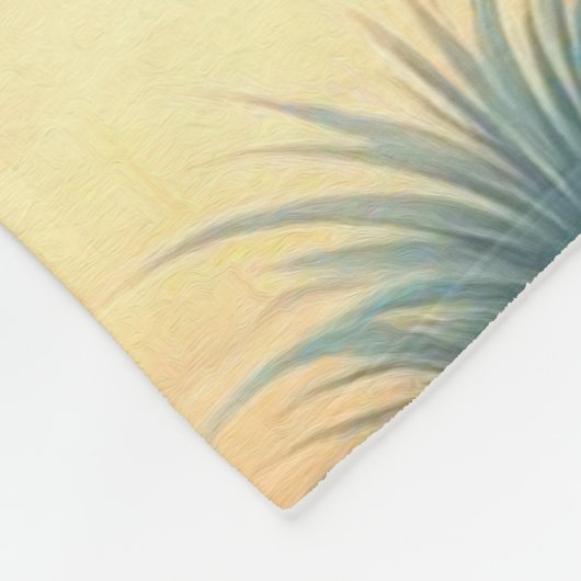 Retro Surf Button nach oben Fleecedecke (Ecke)