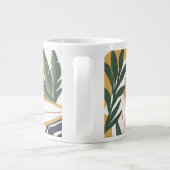 Retro Surf Club Jumbo-Tasse (Rückseite)