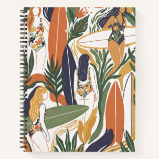 Retro Surf Club Notizblock