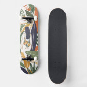 Retro Surf Club Skateboard (Vorderseite)