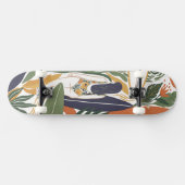 Retro Surf Club Skateboard (Horizontal)