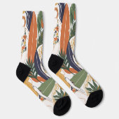 Retro Surf Club Socken (Rechts)