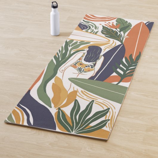 Retro Surf Club Yogamatte (Beispiel)