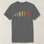 Retro-Surf-Evolution für Surfer T-Shirt (Design vorne)