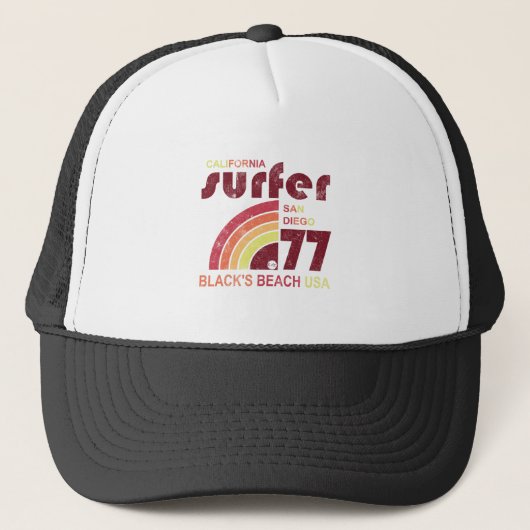 RETRO-SURF-MODE TRUCKERKAPPE (Vorderseite)