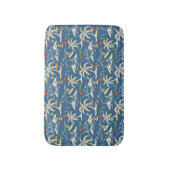 Retro Surf Tropical Pattern Badematte (Vorderseite Vertikal)
