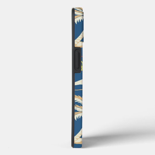 Retro Surf Tropical Pattern Case-Mate iPhone Hülle (Rückseite / Rechts)