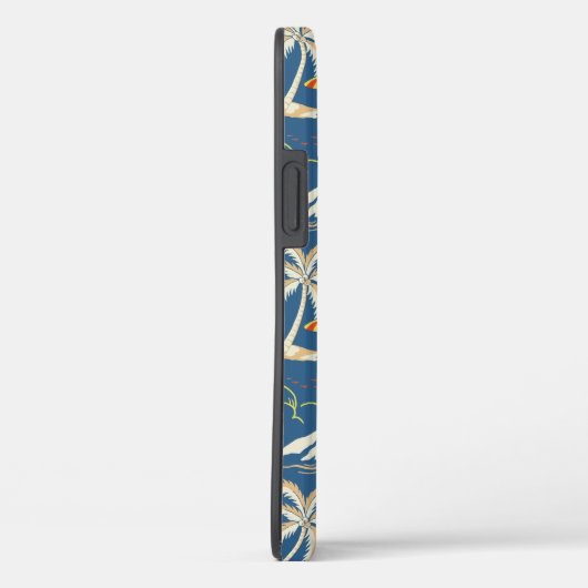 Retro Surf Tropical Pattern Case-Mate iPhone Hülle (Rückseite / Rechts)