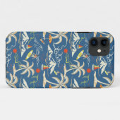 Retro Surf Tropical Pattern Case-Mate iPhone Hülle (Rückseite (Horizontal))