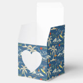 Retro Surf Tropical Pattern Geschenkschachtel (Geöffnet)