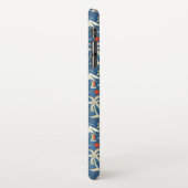 Retro Surf Tropical Pattern iPhone Hülle (Linke Seite)