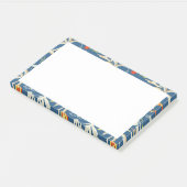 Retro Surf Tropical Pattern Post-it Klebezettel (angewinkelt)