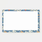 Retro Surf Tropical Pattern Post-it Klebezettel (Vorderseite)