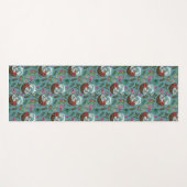 Retro-Surf-tropisches Muster Yogamatte (Vorderseite (Horizontal))