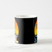 Retro Surf und Sand Kaffeetasse (Mittel)