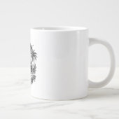 Retro Surf Van & Palm Trees Design Spezielle Tasse (Rechts)