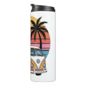 Retro Surf Van Sunset Vibes Thermosbecher (Nach rechts gedreht)