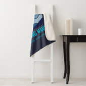 Retro Surfboard Beach Art Sherpadecke (Beispiel)