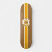 Retro Surfboard Skateboard (Vorne)