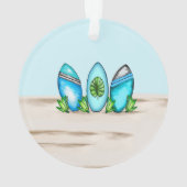 Retro-Surfboards Ornament (Rückseite)
