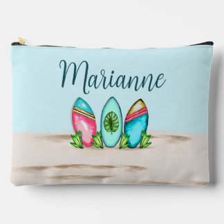 Retro-Surfboards, rosa, Zubehörtasche