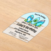 Retro-Surfbretter Acryleinladungen (Ablage )