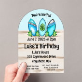 Retro-Surfbretter Acryleinladungen (Insitu (Handheld))