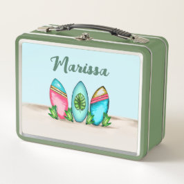 Retro-Surfbretter Metall Brotdose