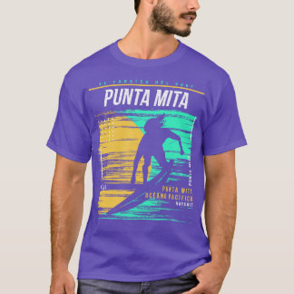 Retro Surfen Punta Mita Mexiko Vintager Surfer Bea T-Shirt