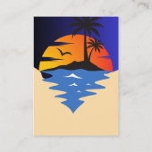 Retro Surfer Car Babydusche Begleitkarte (Rückseite)