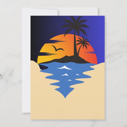 Retro Surfer Car Babydusche Einladung (Rückseite)