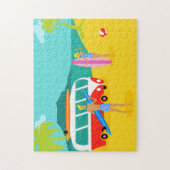 Retro Surfer Coupé Puzzle (Vertikal)
