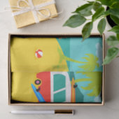 Retro Surfer Couple Tissue Seidenpapier (Geschenk)