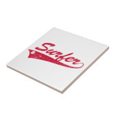 Retro Surfer Fliese (Seite)