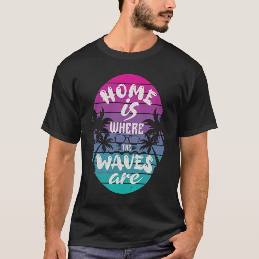 Retro-Surfer-Geschenk T-Shirt (Vorderseite)